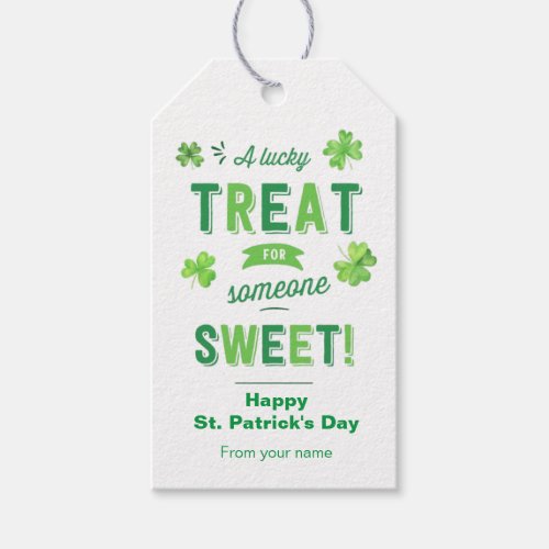 Lucky Treat for someone sweet Gift Tag