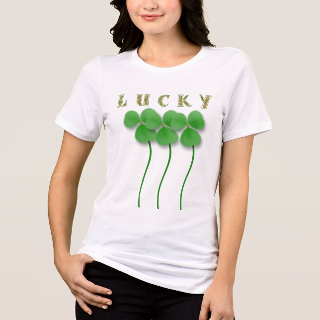 lucky Tri-Blend shirt (Front)