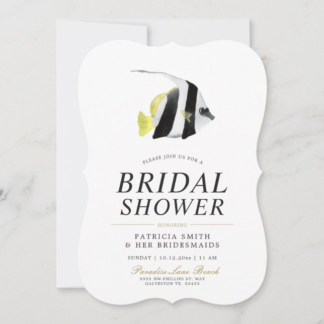 Lucky Tropics | Bridal Shower Invitation (Front)