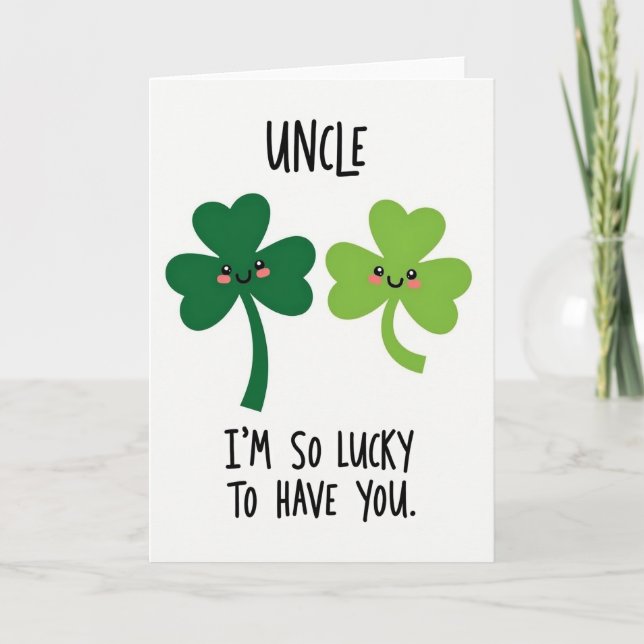 Lucky Uncle Card (Front)