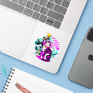 Lucky Victory Cat - Japanese Good Luck Charm Sticker
