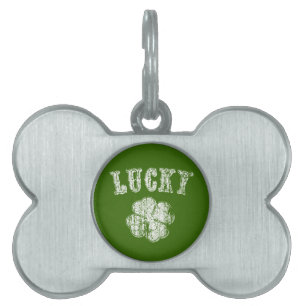 Lucky -vint pet ID tag