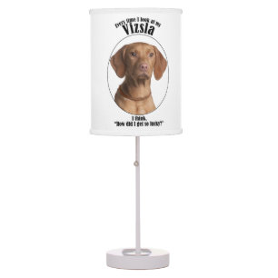 Lucky Vizsla Table Lamp