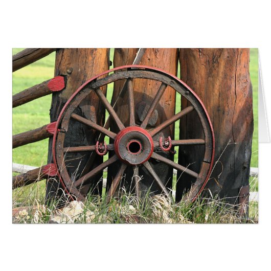 Lucky wagon wheel cards (Front Horizontal)
