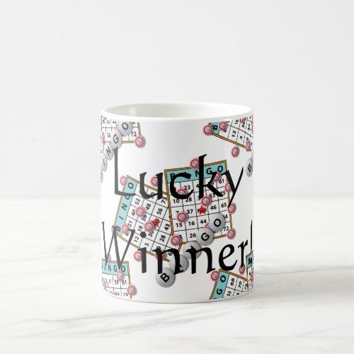 Lucky Winner Bingo Theme Magic Mug