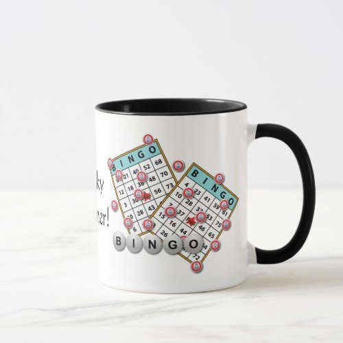 Lucky Winner Bingo Theme Mug