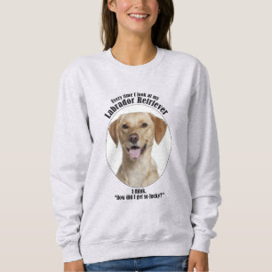 Lucky Yellow Lab Sweatshirt