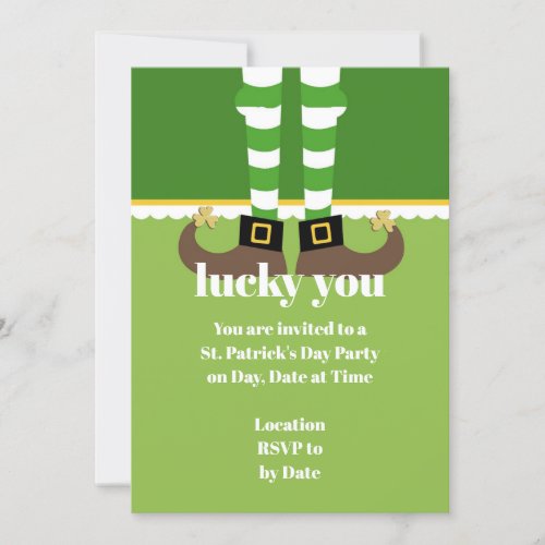 Lucky You SPD Party Invitation