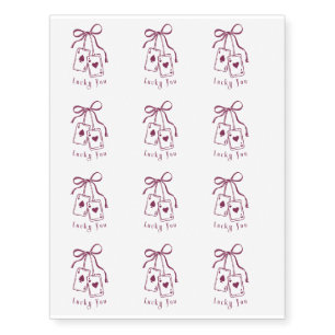 Lucky you Vegas bachelorette party  Temporary Tattoos