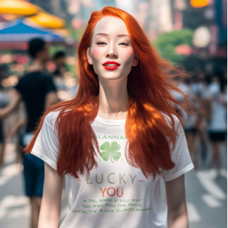 Lucky You You Will Find Where 4 Leaf Clover Grows T-Shirt