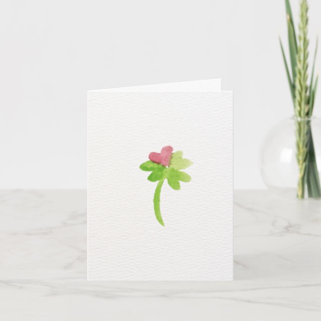 Lucky You're Mine Valentine's Day Card (Front)