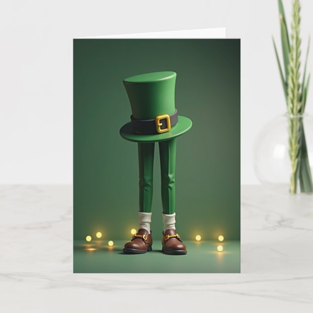 Luckys Green Outfit Art Card (Front)