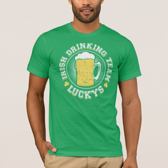 Lucky's Irish Drinking Team T-Shirt (Front)