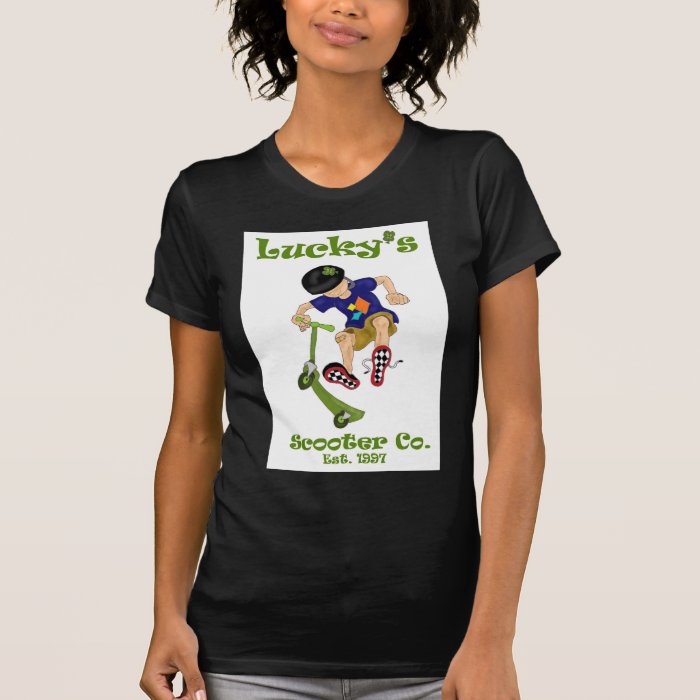 Lucky's Scooter Co. T shirts