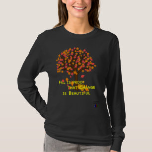 Lucmarty Fall is Proof Maple Leaves Pumpkin Autumn T-Shirt