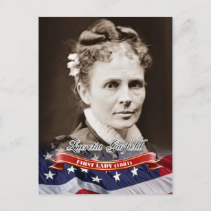 Lucretia Garfield, First Lady of the U.S. Postcard