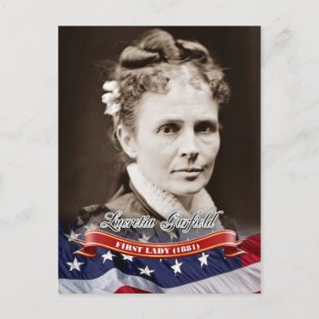 Lucretia Garfield  First Lady Of The U.s. Postcard by HTMimages at Zazzle