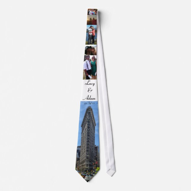 Lucy & Adam Wedding Tie v2 (Front)