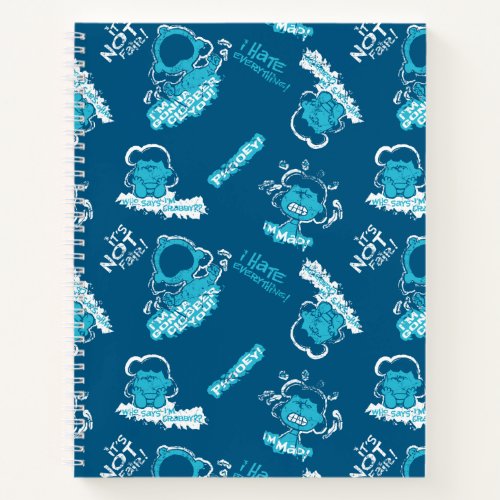 Lucy Angry Quote Pattern Notebook