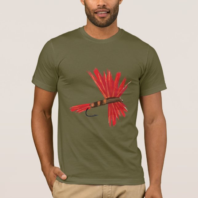 "Lucy" Bella Canvas men's tee ("Army" color) (Front)