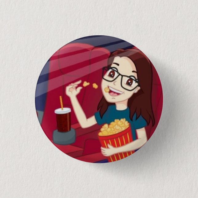 Lucy Goes To Hollywood Avatar Badge Button (Front)