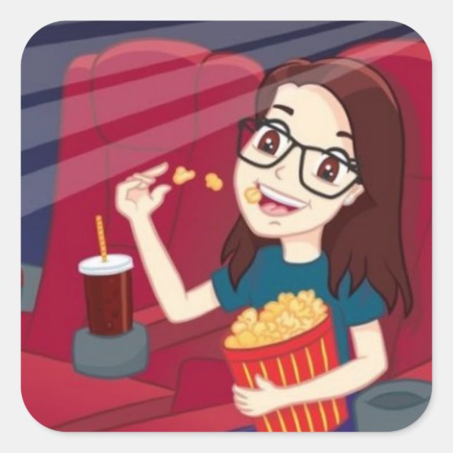 Lucy Goes To Hollywood Square Sticker (Front)