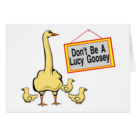 Lucy Goosey Cards (Front Horizontal)