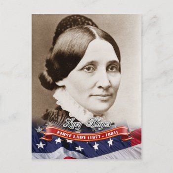 Lucy Hayes  First Lady Of The U.s. Postcard by HTMimages at Zazzle