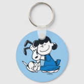 Peanuts | A Snoopy Happy Dance Keychain | Zazzle