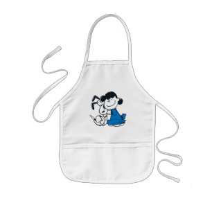 Lucy Hugging Snoopy Kids' Apron