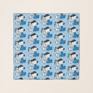 Lucy Hugging Snoopy Scarf