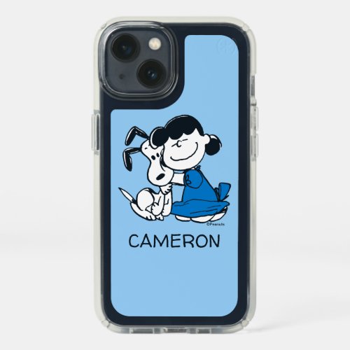 Lucy Hugging Snoopy Speck iPhone 13 Case