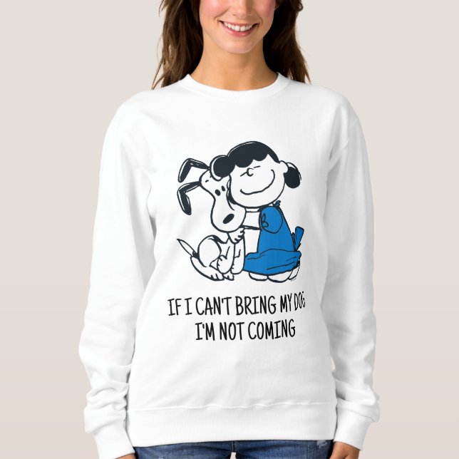 Lucy Hugging Snoopy Sweatshirt (Front)