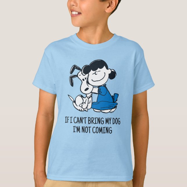 Lucy Hugging Snoopy T-Shirt (Front)
