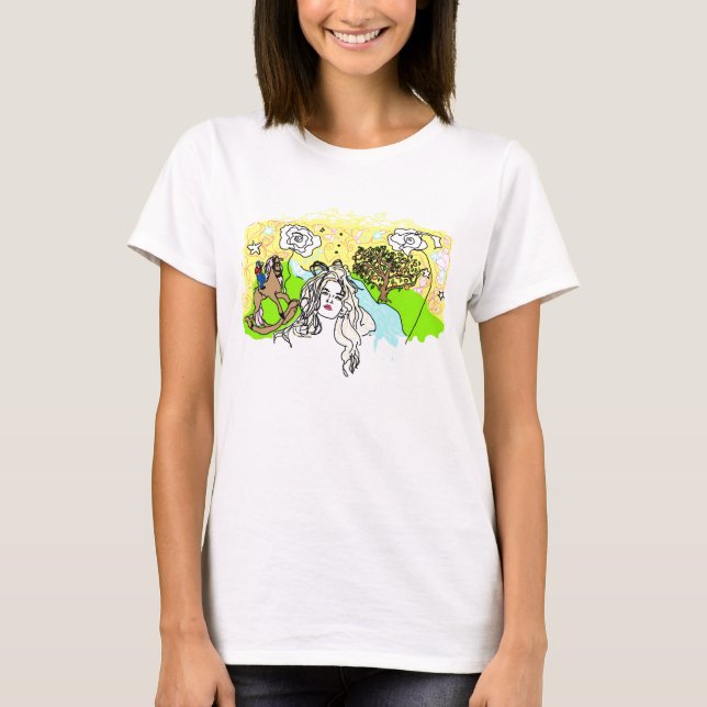 Lucy in the Sky with Diamonds Eyes T-Shirt (Front)