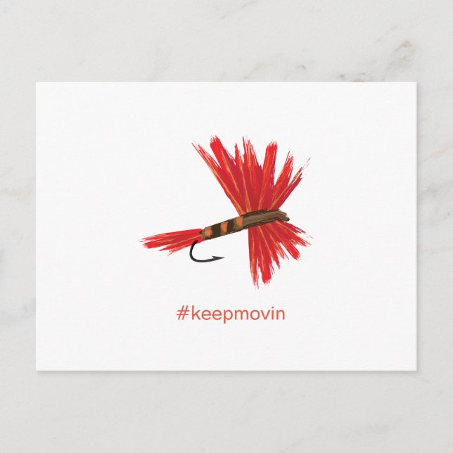 Lucy Keepmovin Postcard (Front)