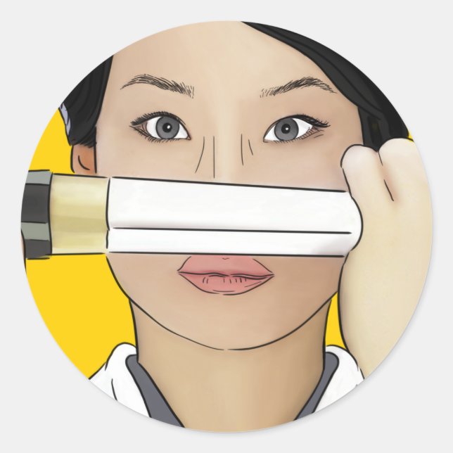 Lucy Lu Kill Bill Sticker (Front)