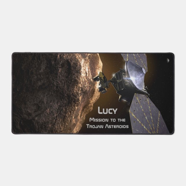 Lucy Mission to Study Trojan Asteroids Desk Mat (Front)
