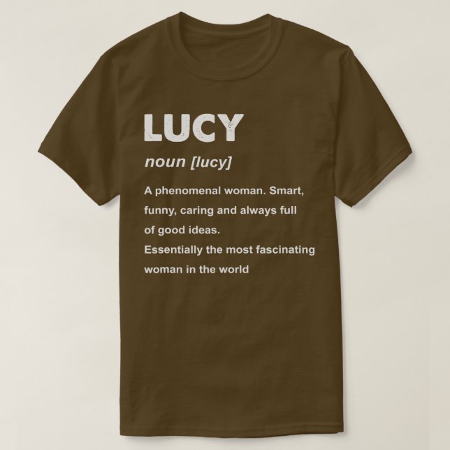 Lucy Name  T-Shirt (Design Front)