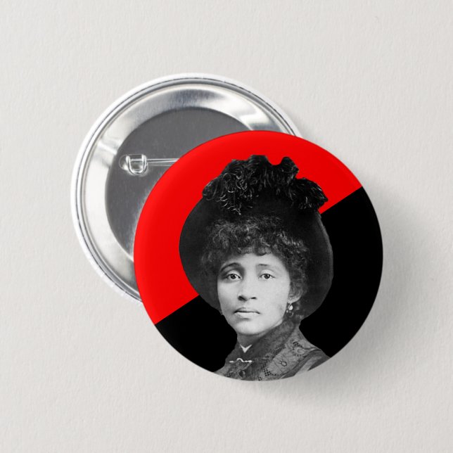Lucy Parsons Anarcho-Communist Button (Front & Back)