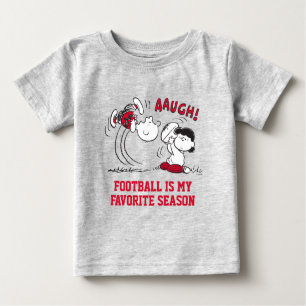 Lucy Pulls Way Football From Charlie Brown Baby T-Shirt
