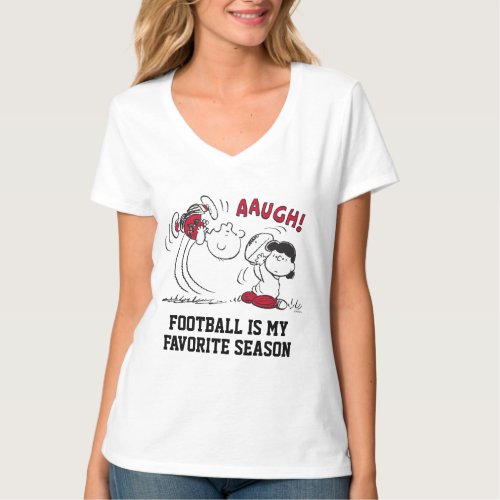 Lucy Pulls Way Football From Charlie Brown T_Shirt