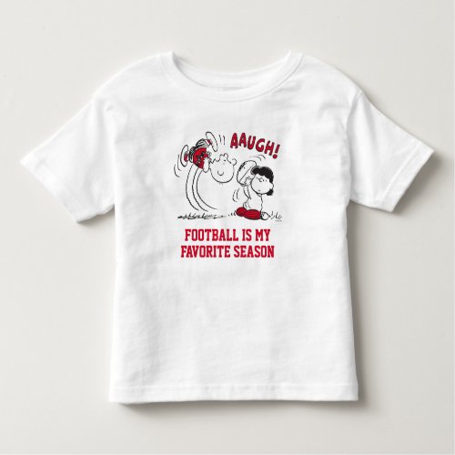 Lucy Pulls Way Football From Charlie Brown Toddler T_shirt