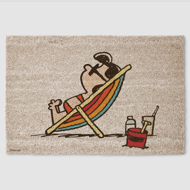 Lucy’s Beachside Chill Fiber Doormat (Front)