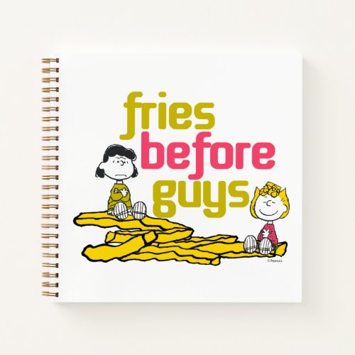 Lucy  Sally _ Fries Before Guys Notebook
