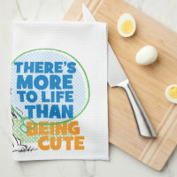 Lucy & Snoopy - More To Life Than Being Cute Kitchen Towel