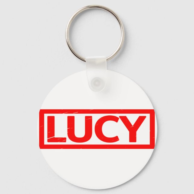 Lucy Stamp Keychain (Front)