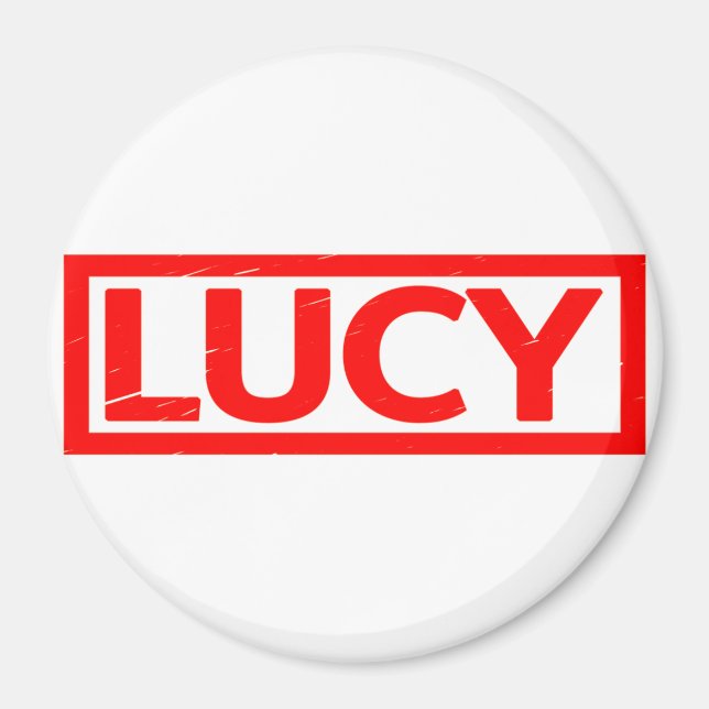 Lucy Stamp Magnet (Front)
