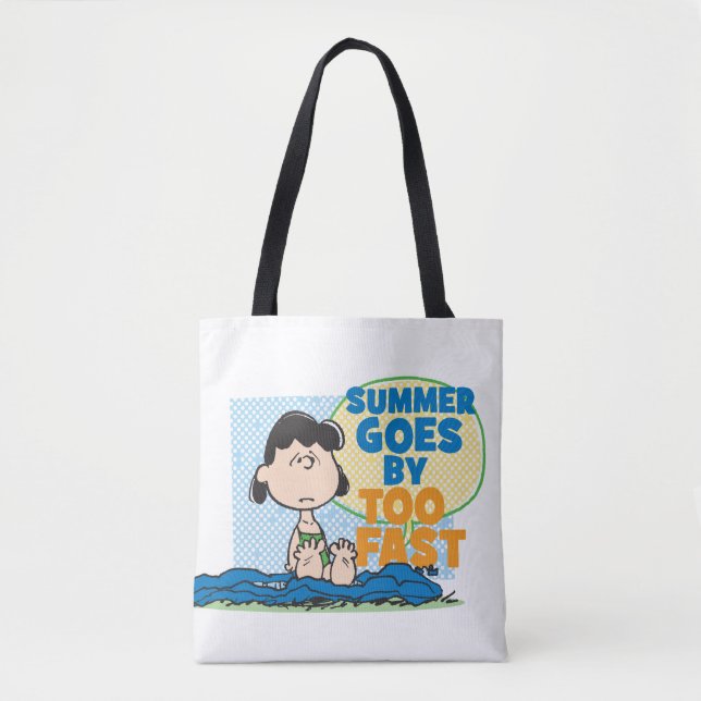 Lucy - Summer Goes By Too Fast Tote Bag (Front)