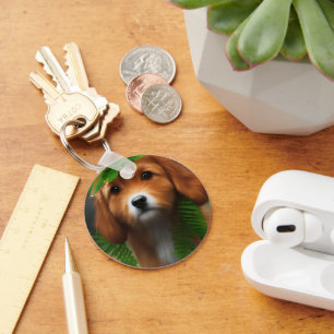 Lucy The Labrador Puppy, Keychain